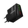 7596 choetech nabijecka 3x usb typ a 5v 3a cerna c0027 black cerna