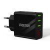 7596 1 choetech nabijecka 3x usb typ a 5v 3a cerna c0027 black cerna