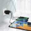 7596 2 choetech nabijecka 3x usb typ a 5v 3a cerna c0027 black cerna
