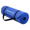 eng pl Wozinsky exercise mat 181 x 63 x 0 9 cm thick gymnastic yoga mat blue 63708 17