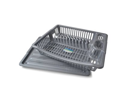 geschirr abtropfgestell mit unterlage 2 tlg silber 04 1095 11zon