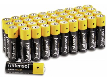 Alkalická batéria 1,5V, sada Mignon, INTENSO Energy Ultra , 40kusov