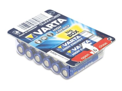 Alkalická batéria 1,5V, sada Mikro VARTA HIGH ENERGY ,12ks