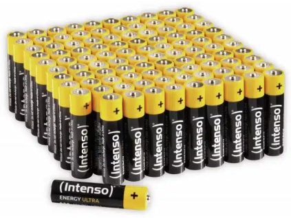 Alkalická batéria 1,5V, sada Mikro, INTENSO Energy Ultra , 100kusov