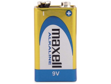 Alkalická batéria 9 V, MAXELL, 1kus