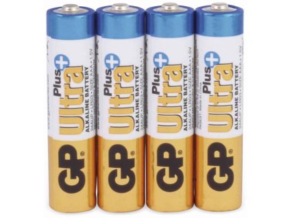 Alkalická batéria sada 1,5 V, Mikro GP Ultra Plus,4kusy