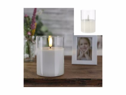 539211 1 led echtwachskerze glas mit timer 7 5x10 cm weiss 800x800