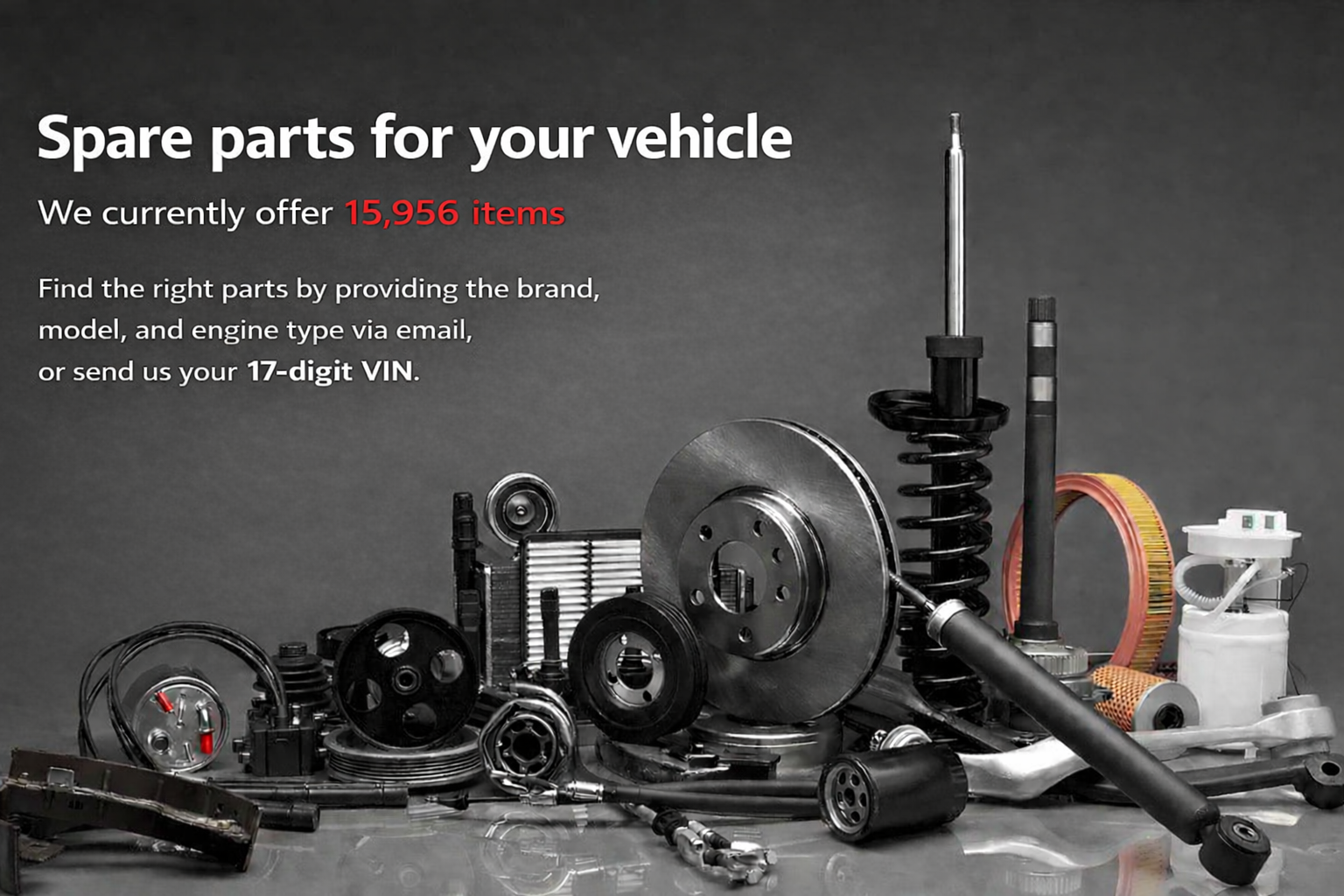 Autodíly na dodávky