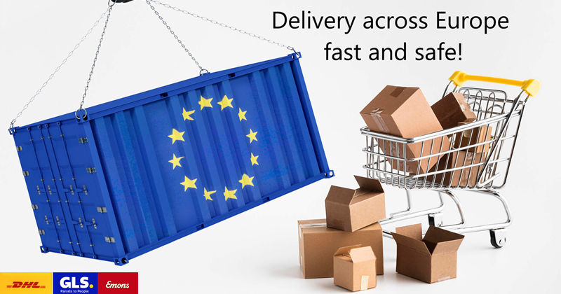 Delivery across Europe – fast and safe!