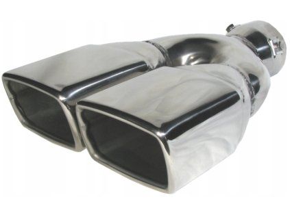 INOX 3014 Exhaust pipe end cap 270x183x65mm