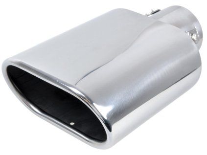 INOX 7373 Exhaust pipe end cap 215x136x80mm