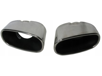 INOX 77565 Auspuffblende L+R 135x141x77mm BMW X5 E70 (06-13)