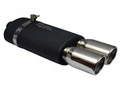 INOX 93847 Sportschalldämpfer 2x80x60