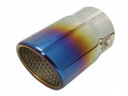 INOX MT017BLC Exhaust pipe end cap 125x75mm - NEO CHROME