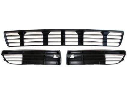 Front bumper grille / CENTRE + L + P / SET, Audi A4 B5 1994-2000