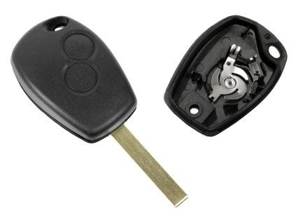 Spare key cover 2-button, RENAULT OPEL DACIA