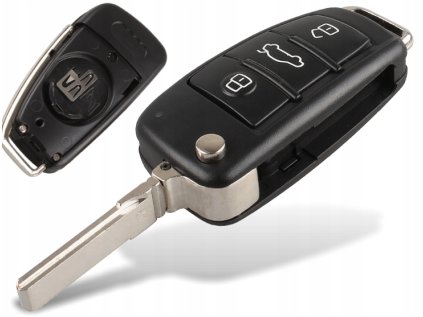 Náhradný obal kľúča 3-tlačítkový, AUDI A3 A4 A6 A8 Q3 Q5 Q7 TT HU66 (HAA)