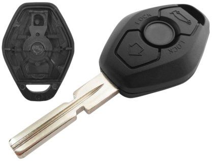 Spare key cover 3-button, BMW E36 E39 E38 E46 X5 Z3 (HU58)