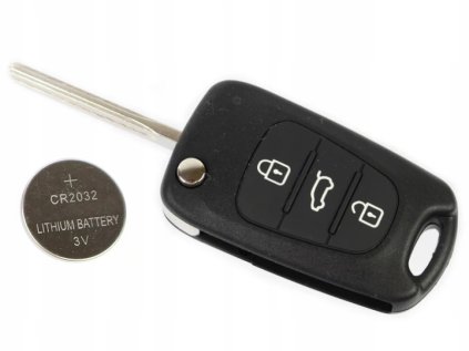 Náhradný obal kľúča 3-tlačítkový, KIA CEED SOUL SPORTAGE VENGA - 1J000-433-EU