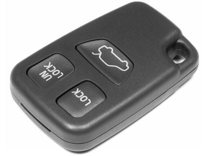 Replacement key cover 3-button, VOLVO S40 S60 V40 V70 C70