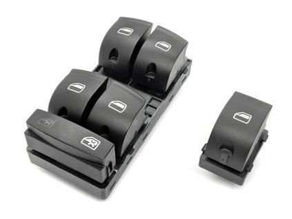 AUDI A3 8P A6 C6 Q7 Spínač na sťahovanie okien L+P - 4F0959851