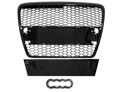 Front grille AUDI A6 C6 (04-08) RS LOOK - SET