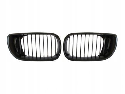 Front grille, kidney grilles BMW 3 E46 (2001-2005 Facelift) - set L+P