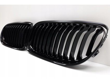 Front grille, kidney, grilles BMW 3 E90 08-12 (08-12) black glossy