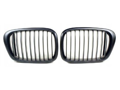 Front grille, kidney grilles BMW 5 E39 (00-04) - set L+P