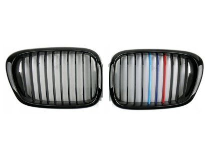 Frontgitter, Gitter BMW 5 E39 (00-04) TRIKOLORA ///M – links + rechts einstellen