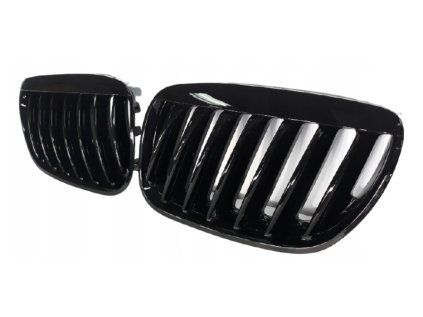 Front grille, kidney grilles BMW X5 E53 (04-06) - set L+P