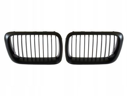 Front grille, kidney grilles, front grille matt black BMW 3 E36 (1996-1999) - set L+P