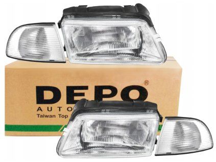 Front lights AUDI A4 B5 (94-98) L+P DEPO