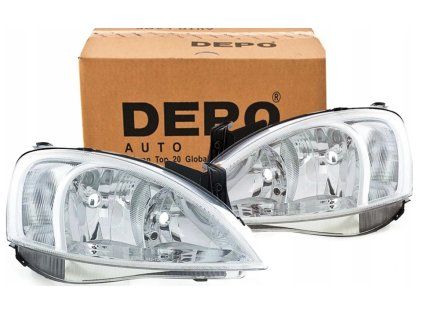 Front lights Opel Corsa C Combo (00-03) L+P DEPO