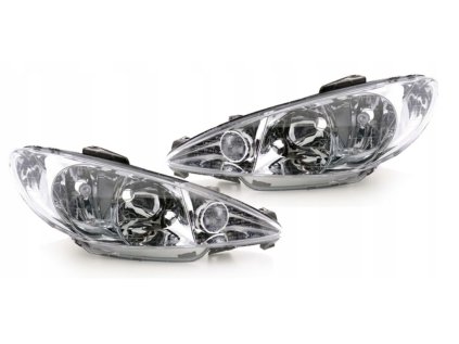 Predné svetlá Peugeot 206 (02-) L+P DEPO