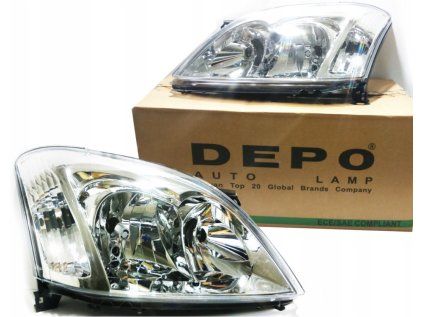 Frontscheinwerfer TOYOTA COROLLA E12 (02-04) L+P DEPO