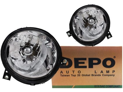 Predné svetlá VW LUPO (98-05) L+P DEPO
