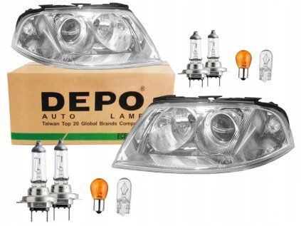 Front lights VW Passat B5 FL (00-05) L+P DEPO