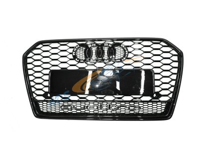 RS6 grille 2016 2018 black quattro 1