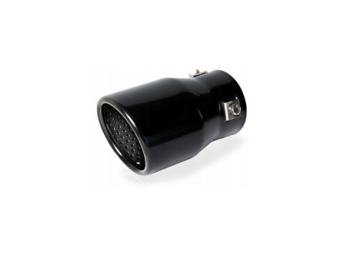 INOX 9997 / MT17B Koncovka výfuku 125x75x75mm (matná čierna farba)