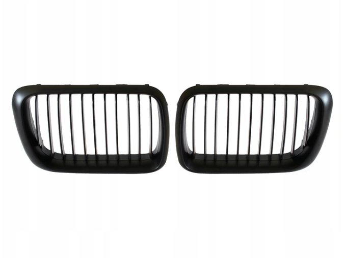 Frontmaske, Nieren, Grills mattschwarz BMW 3 E36 (1996-1999) - L+P-Set