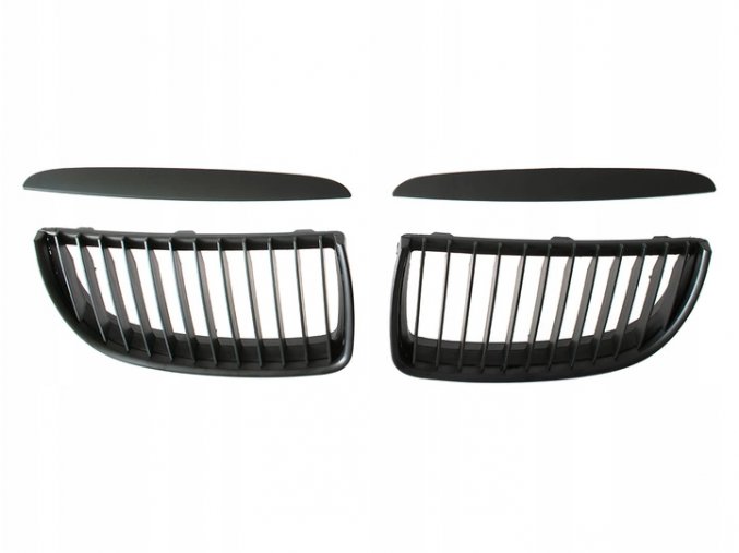 Frontmaske, Nieren, Grills mattschwarz BMW 3 E90 E91 (2004-2008) - L+P-Set