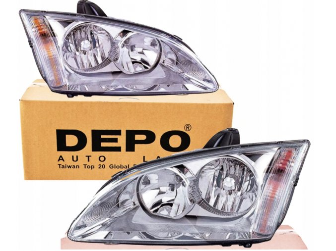 Frontscheinwerfer FORD FOCUS MK2 (04-08) L+P DEPO