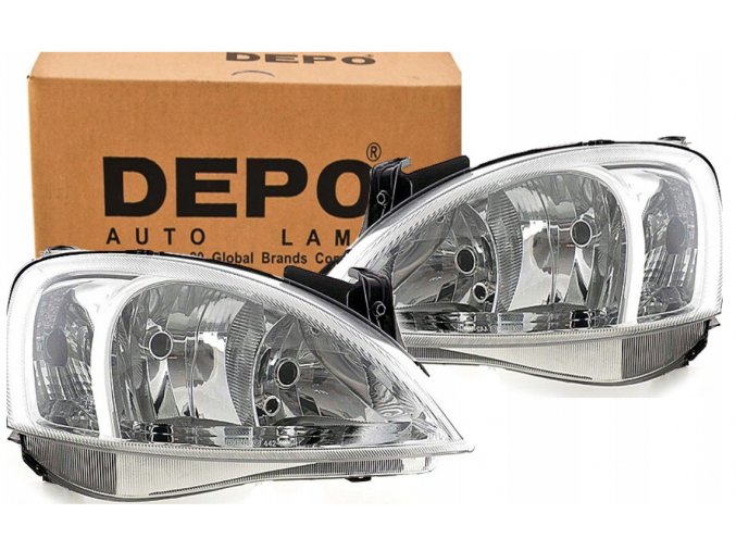 Frontscheinwerfer Opel Corsa C Combo (03-05) L+P DEPO