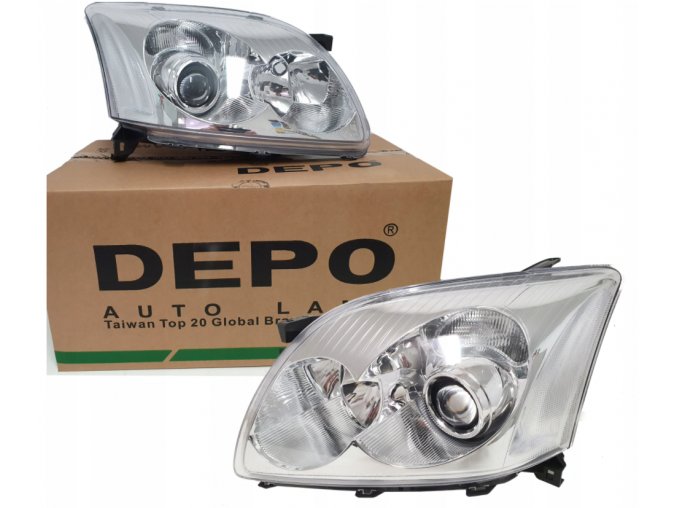 Predné svetlá TOYOTA AVENSIS T25 (03-06) L+P DEPO