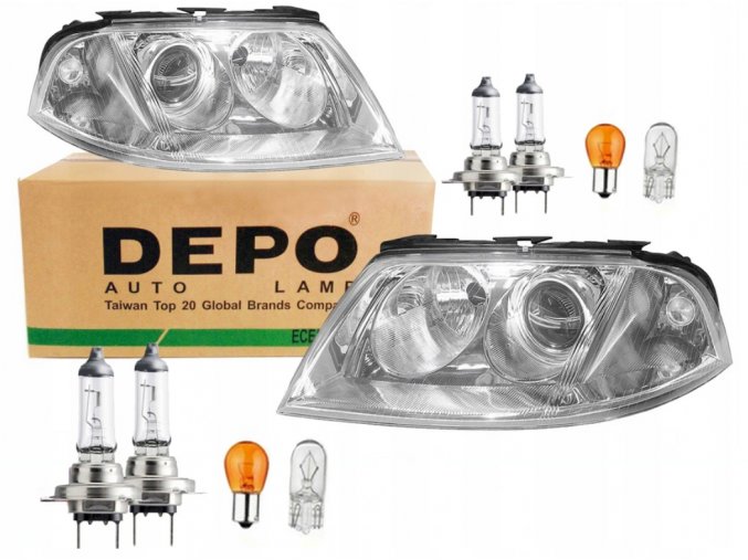 Scheinwerfer VW Passat B5 FL (00-05) L+P DEPO