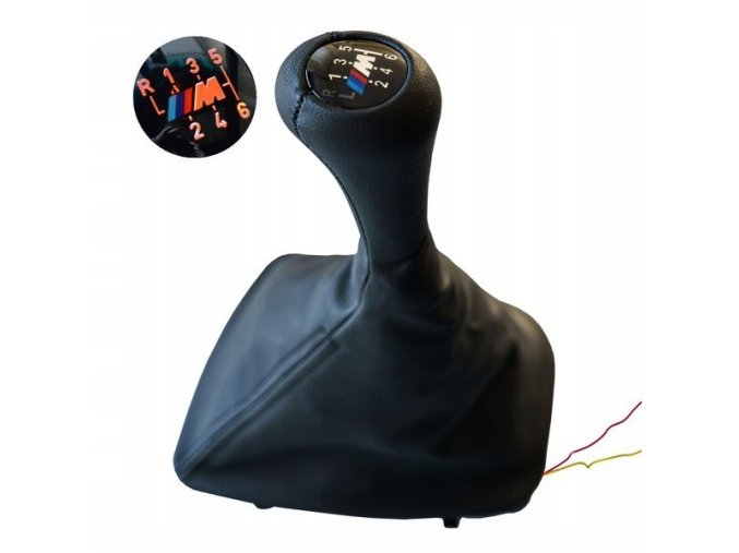Schalthebel mit Manschette BMW 3 E46 M POWER - hinterleuchtet