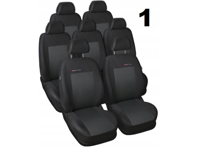 Autositzbezug Autodekor ELEGANCE OPEL ZAFIRA B, 7 Sitze (2005-2011) - Verschiedene Farben