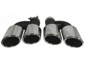 INOX 75449 Auspuffblende 250x185x58mm AUDI - 2 Stk