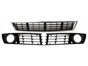 MRIEŽKA PREDNÉHO NÁRAZNÍKA / STRED + L + P / SADA, Audi A4 B6